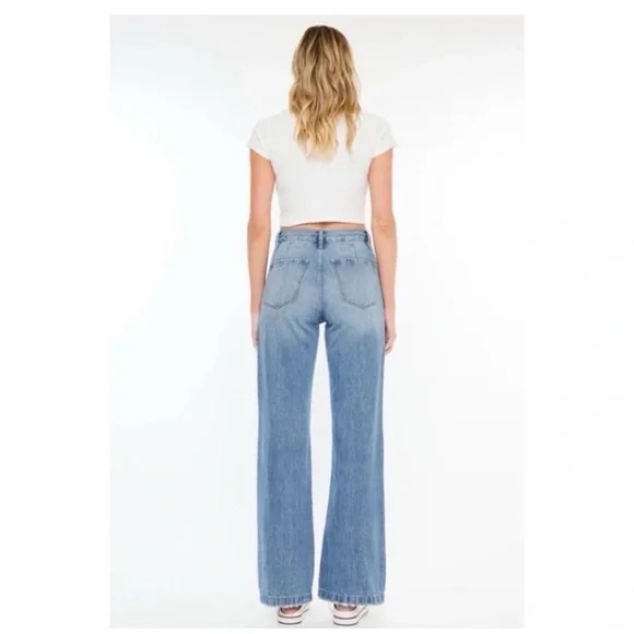 KANCAN Ultra Hi Rise 90’s Wide Leg Jeans - Picture 3 of 10